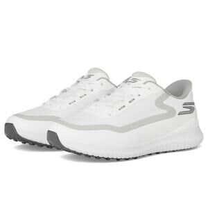 Size 10.5 - Men’s Skechers Go Golf Flight Slip Ins White Gray Spikeless Golf